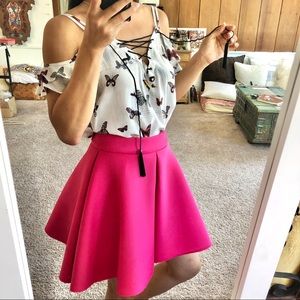 •SOLD• NWOT! The Kooples Silk Butterfly Print White Top